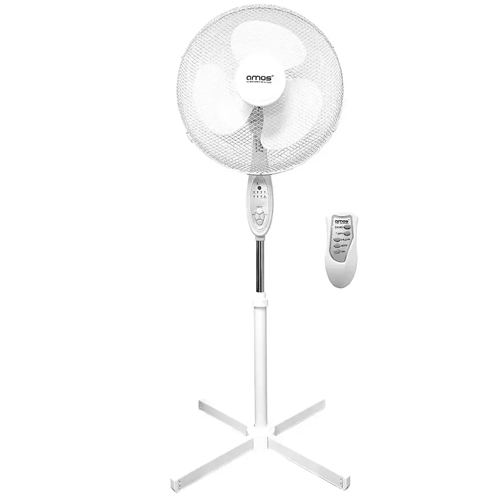 Thumbnail: AMOS Powerful (3 Speeds) Oscillating 16 Inch Extendable Pedestal Fan