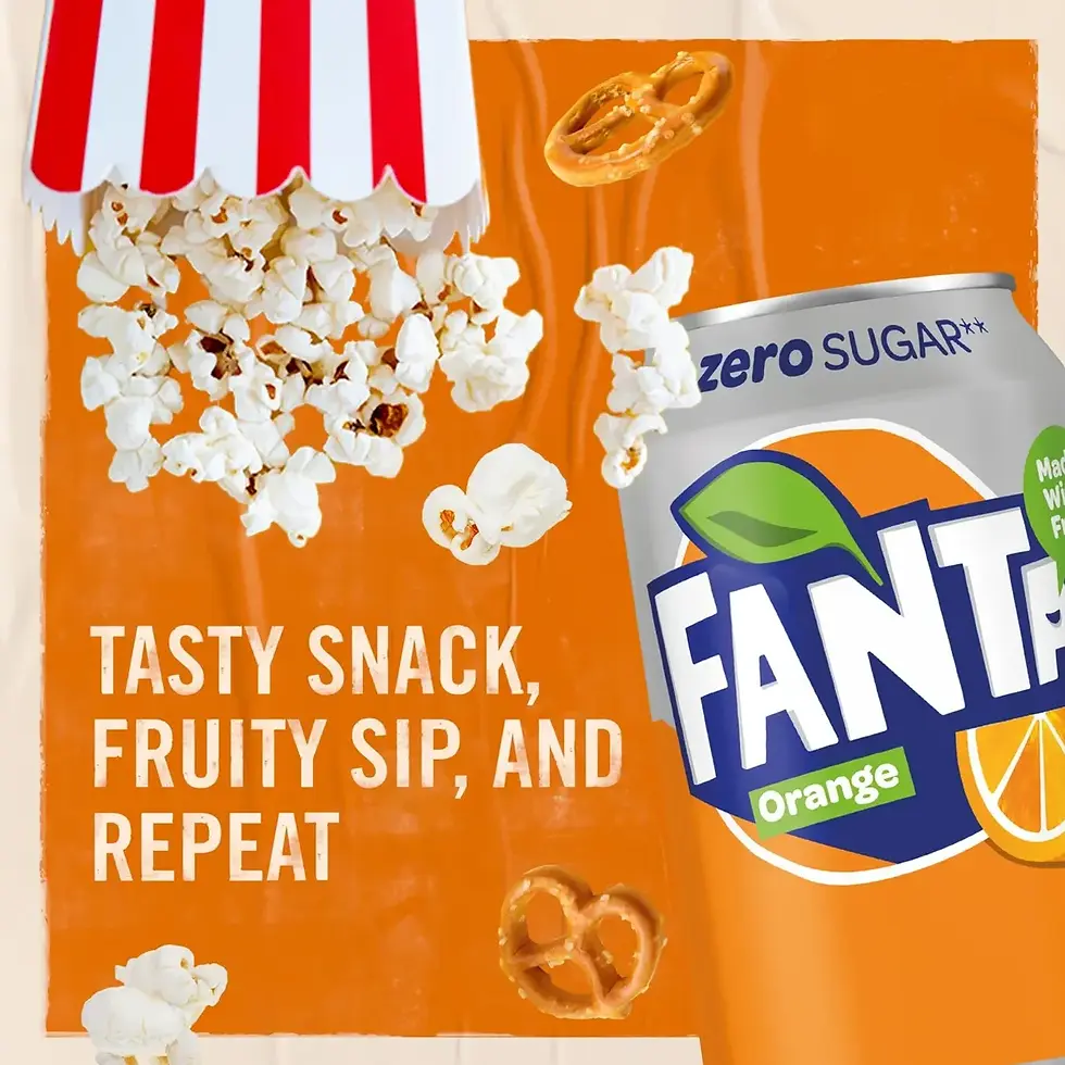 Thumbnail: Fanta (Orange) Zero Sugar Cans 24 x 330 ml