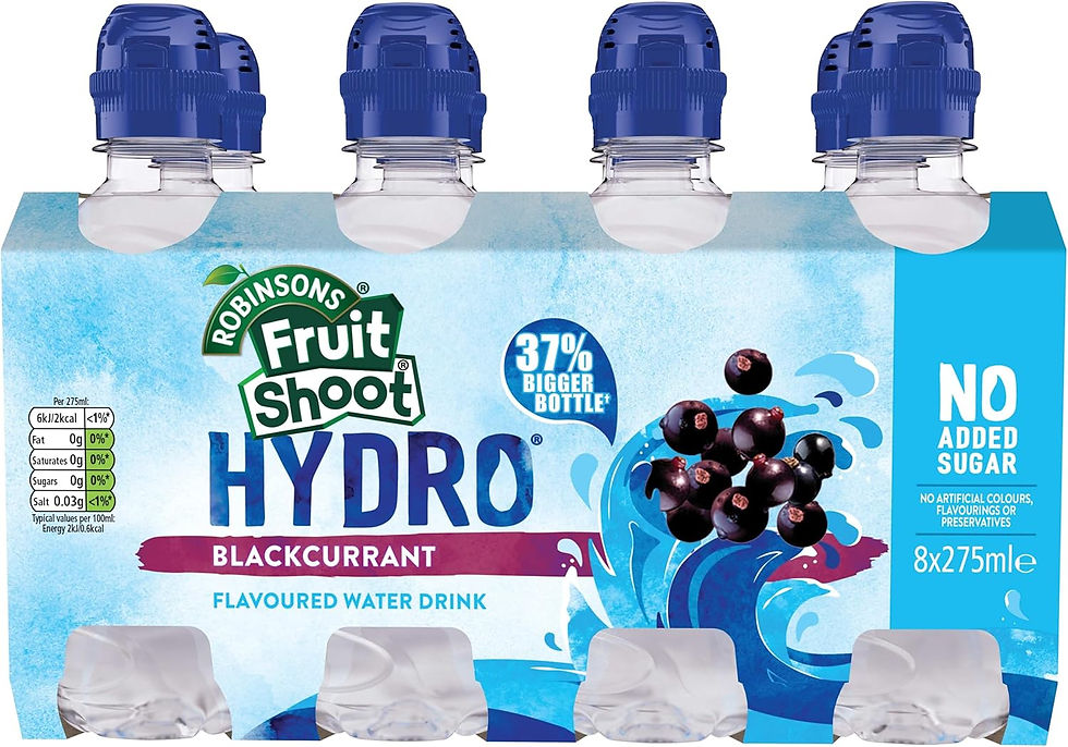 Thumbnail: FRUIT SHOOT Hydro Blackcurrant Fruit Flavour Water 8 x 275ml