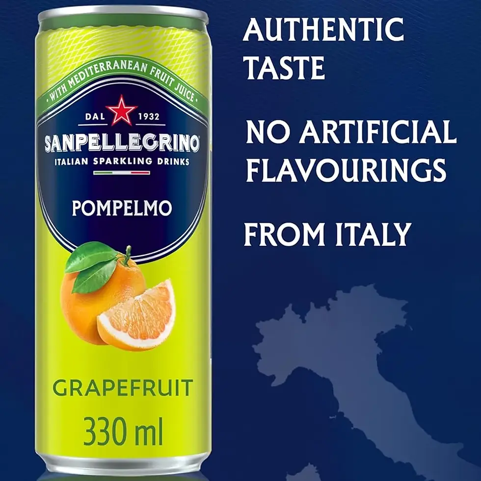Thumbnail: San Pellegrino Pompelmo Sparkling Flavoured Water Grapefruit 12 x 330ml multipack in UK