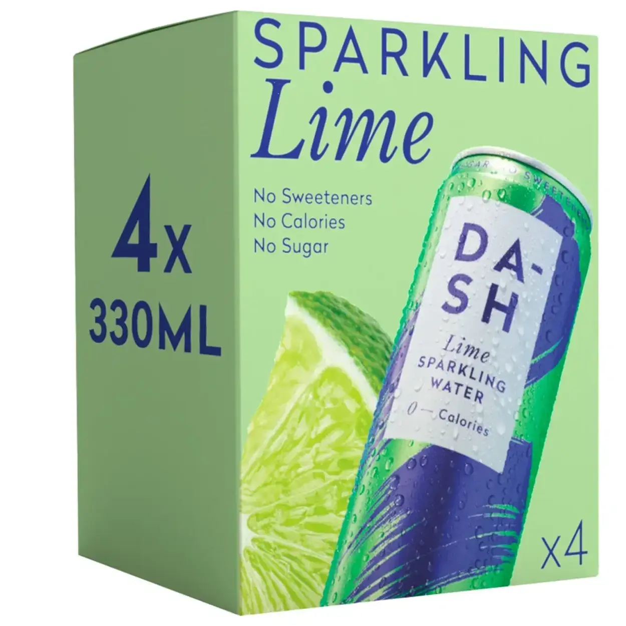 Dash water Lime flavour 4 x 330ml in West London