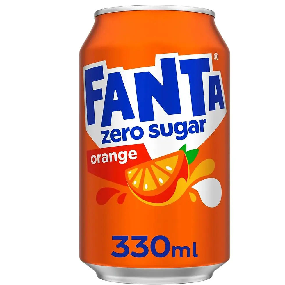Thumbnail: Fanta (Orange) Zero Sugar Cans 24 x 330 ml