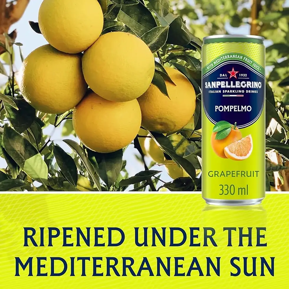 Thumbnail: San Pellegrino Pompelmo Sparkling Flavoured Water Grapefruit 12 x 330ml multipack in UK