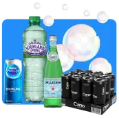 Sparkling water in west london