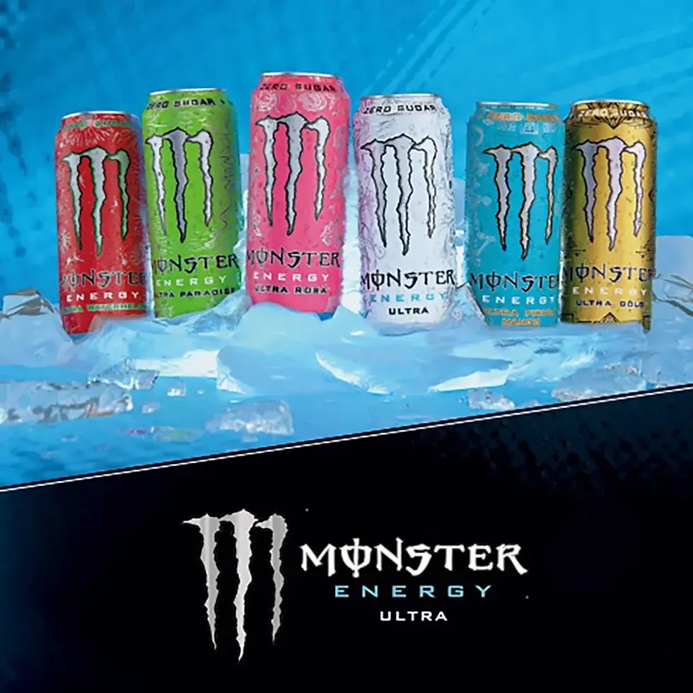 Thumbnail: Monster Energy Ultra Energy Drink Zero Sugar 9 x 500 ml multipack in uk