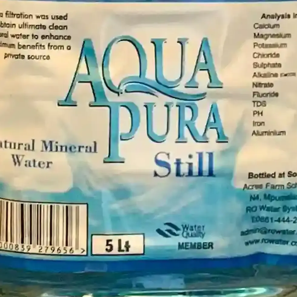 Thumbnail: Aqua Pura Pure British Still Natural Mineral Water  3 x 5L