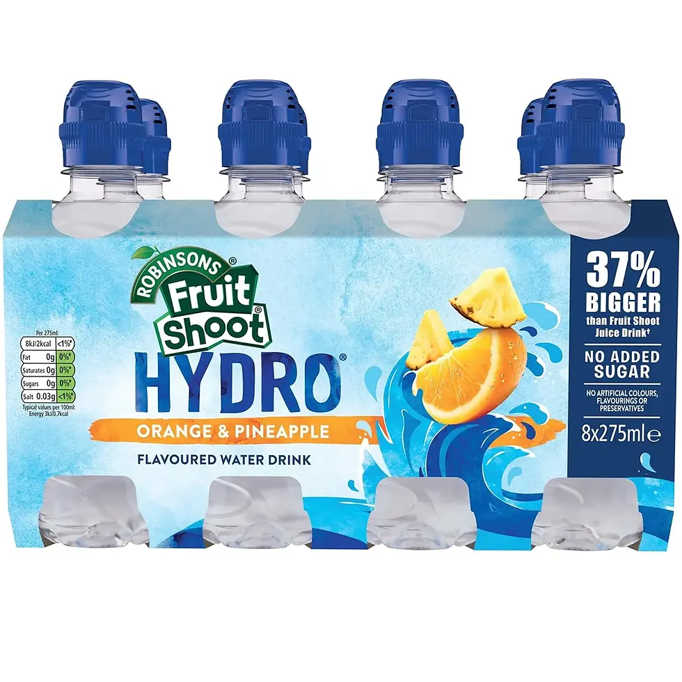 Thumbnail: Fruit Shoot Hydro Orange & Pineapple Flavoured Drink 8x275ml multipack in west london