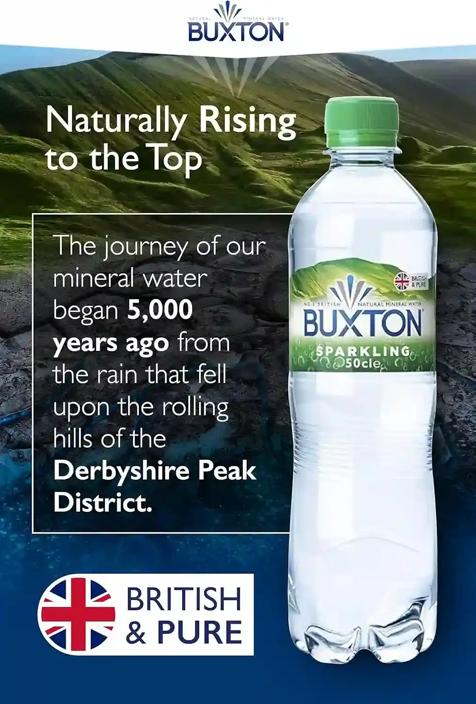 Thumbnail: Buxton Sparkling Water 8 x 500ml