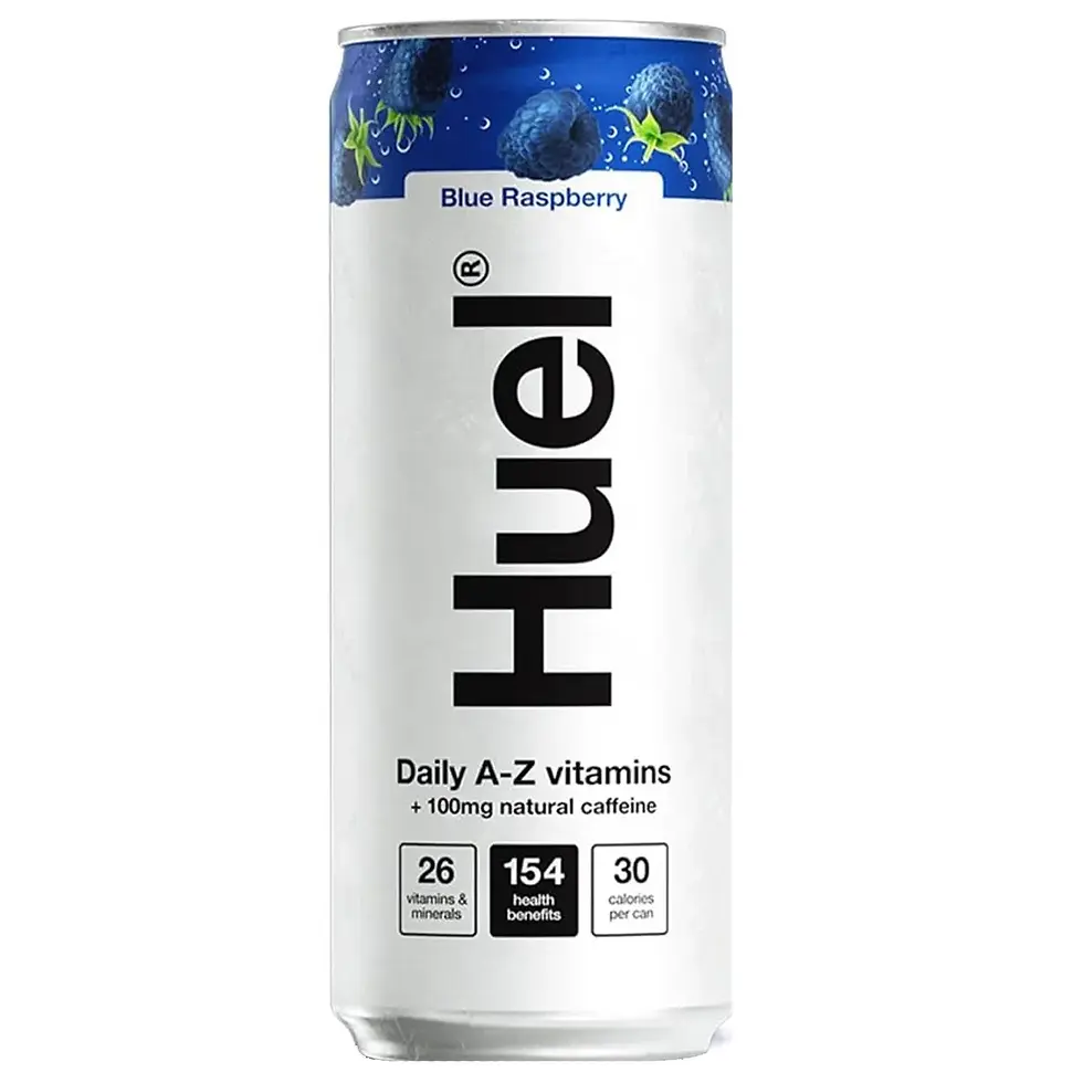 Thumbnail: Huel Blue Raspberry energy drink 12 x 330ml uk