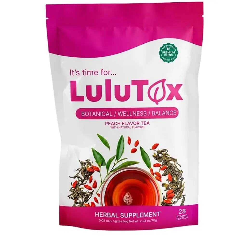 Thumbnail: Lulutox Detox Tea UK free delivery