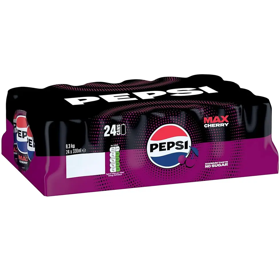 Thumbnail: Pepsi Max Cherry (No Sugar) Cans  24 x 330ml