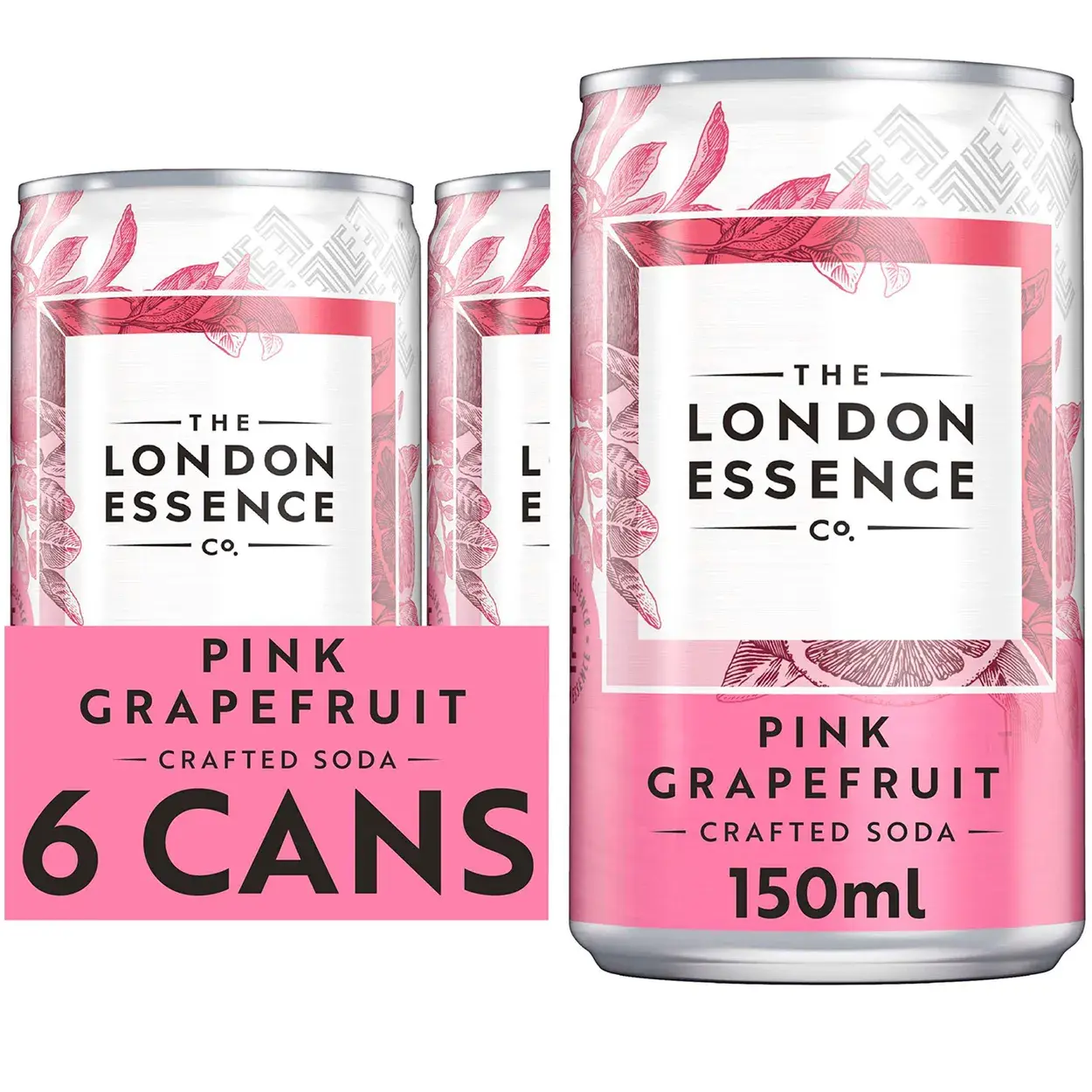 The London Essence Co. Pink Grapefruit multipack flavoured Tonic water 6 x 150ml in west london