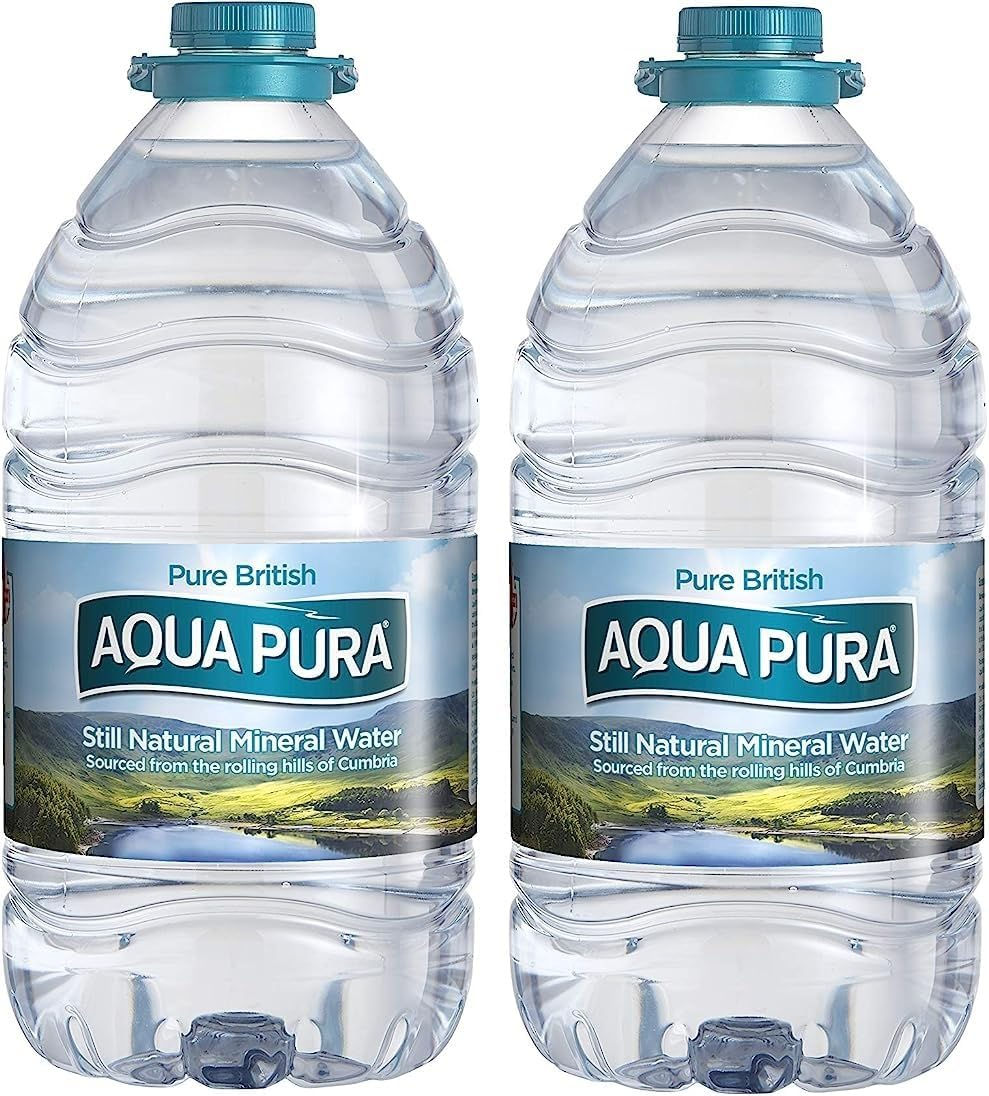 2 x 5L Aqua Pura Big Bottle Still Natural Mineral Water