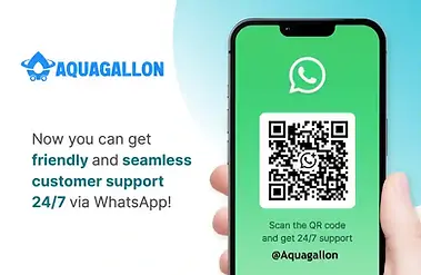 WhatsApp support aquagallon