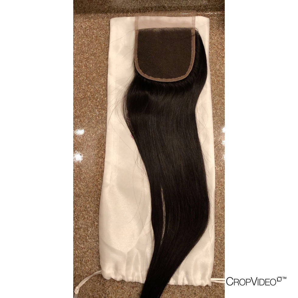 Thumbnail: Transparent Straight 4x4 Lace Closure