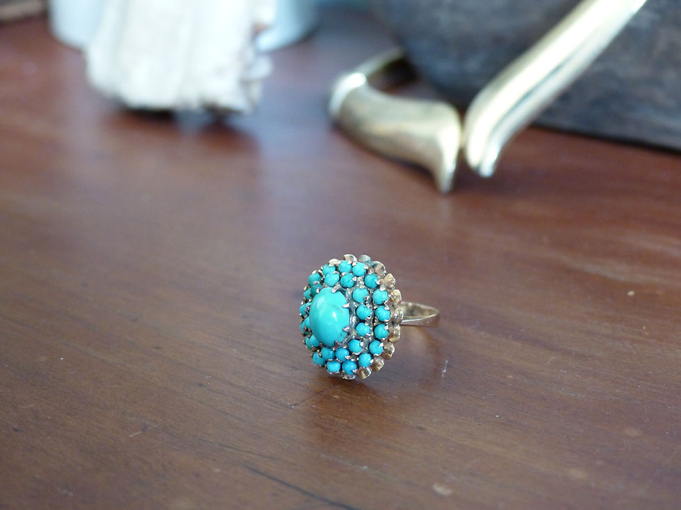 Gold and Turquoise Ring Amanda Luttrell Garrigus.JPG