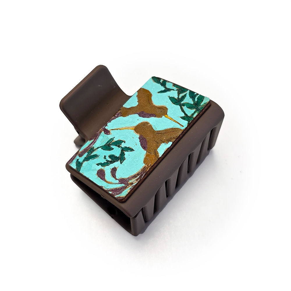 2" Hair Clip - Hummingbirds