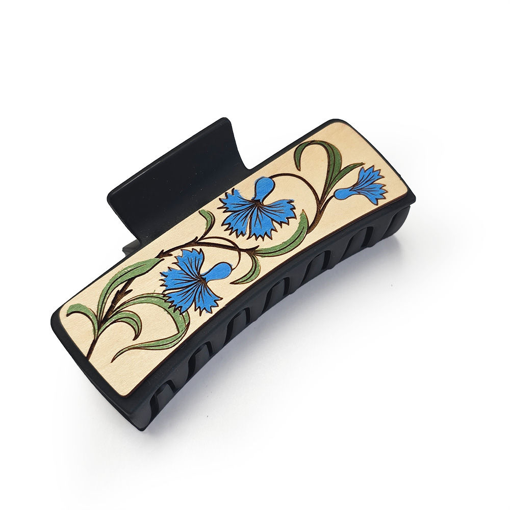 4" Hair Clip - Cornflower