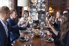 Group Toast at Dinner