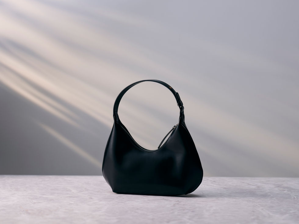Half moon shoulder bag