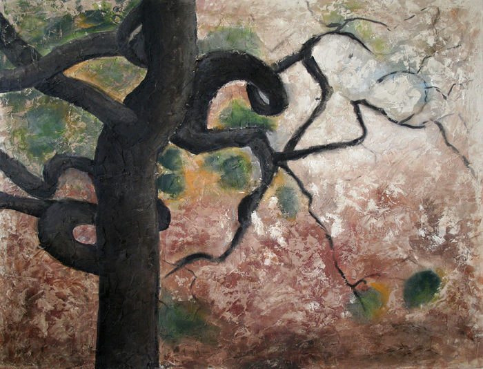 Le Tortueux torturé / 100 x 80 cm