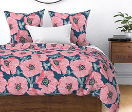 Rock Rose Coral Duvet Set.jpg