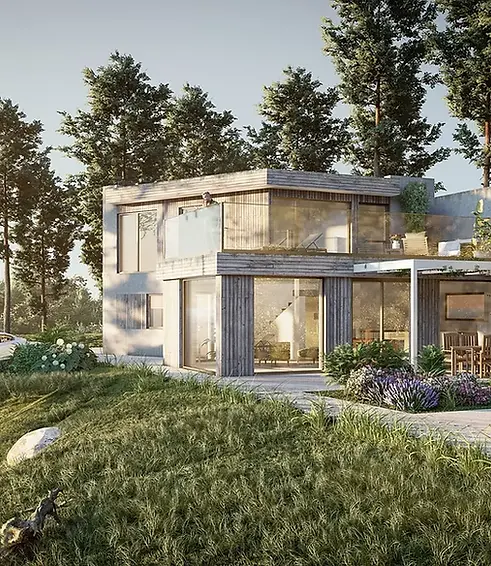Moderne fritidsbolig, arkitekt