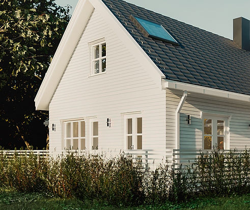 Tilbygg klassisk stil, arkitekt