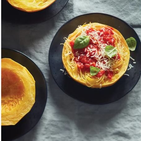 Courge spaghetti marinara