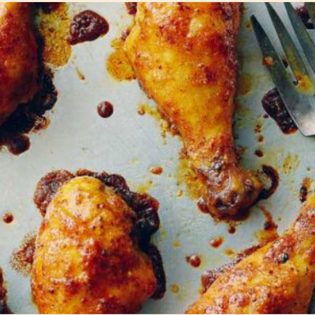 Pilons de poulet à la moutarde miel et Dijon