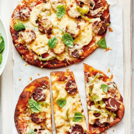 Pizza végé toute garnie
