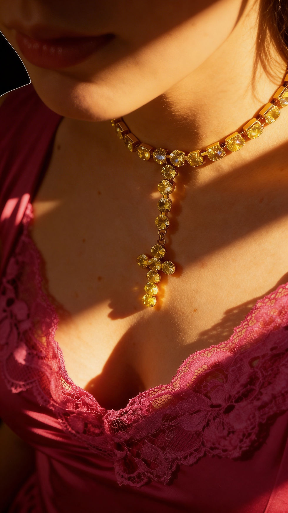 Miniatura: Chokers croce vari colori