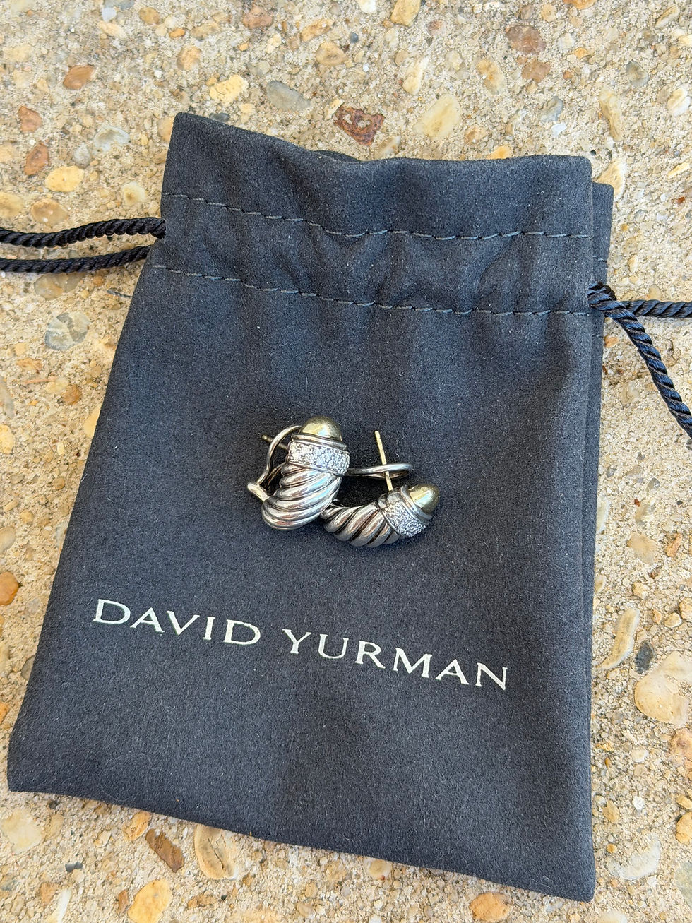Thumbnail: David Yurman Diamond Shrimp Earclips