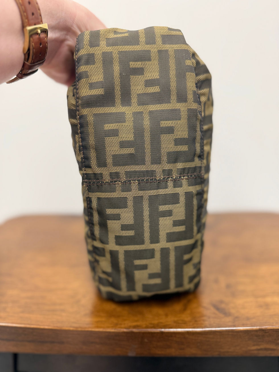 Thumbnail: Fendi Zucca Print Mini Pochette
