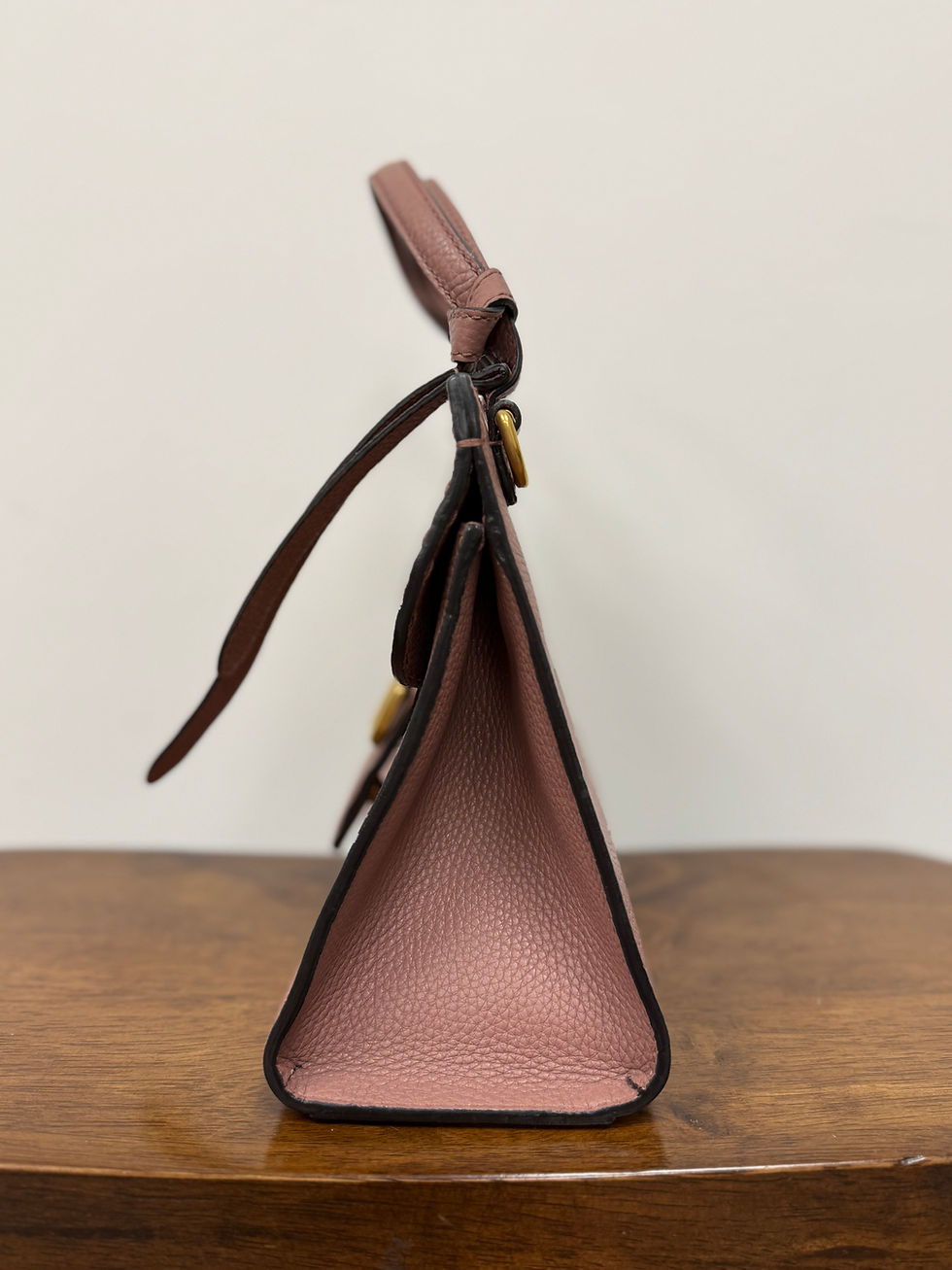 Thumbnail: Gucci Calfskin Small GG Marmont Top Handle Bag 