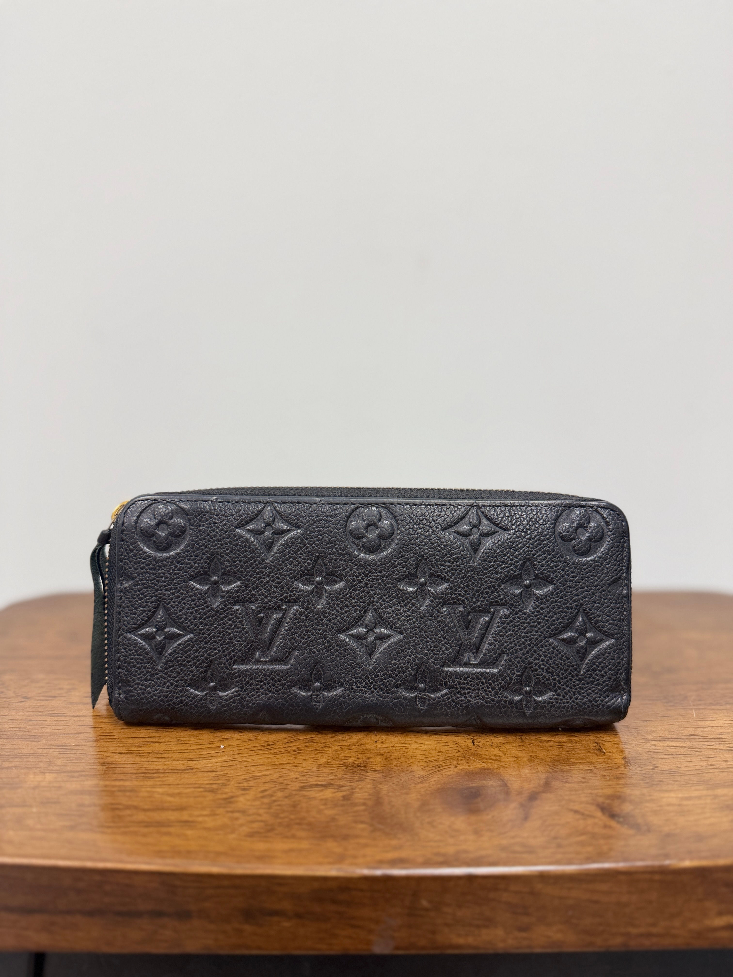Louis Vuitton Black Empriente Clemence Wallet