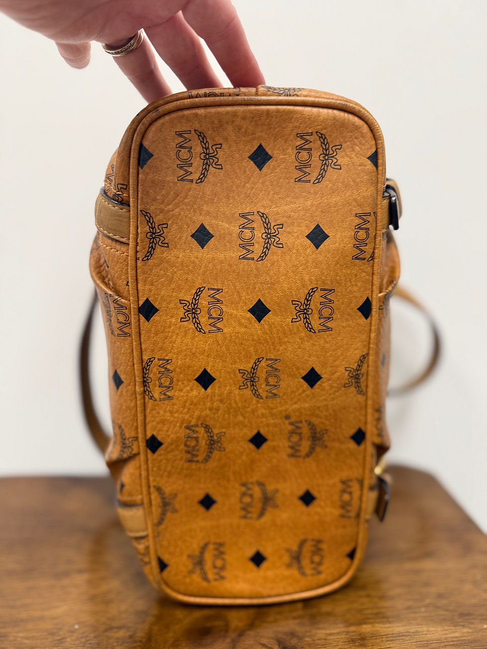 Thumbnail: MCM Visetos Shopper Tote
