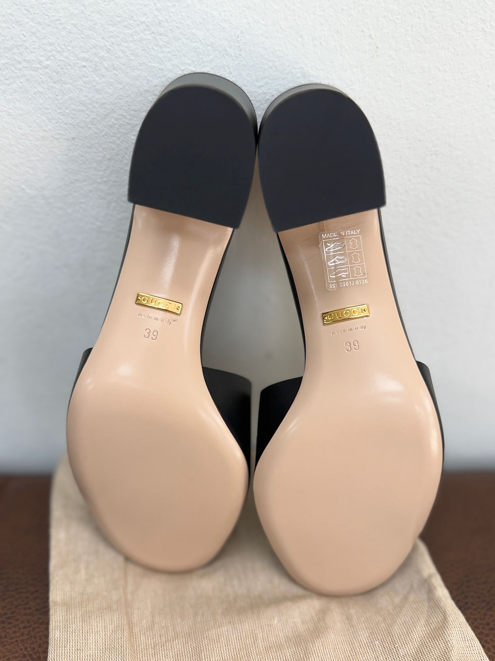 Thumbnail: Gucci Sierra GG Slide Sandals - Size 39