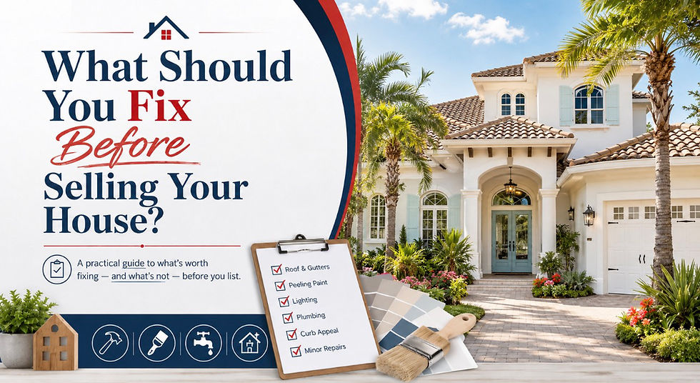 What Should You Fix Before Selling Your House?