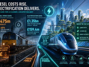 Rising Diesel Costs Add Fresh Pressure to Rail Electrification Debate