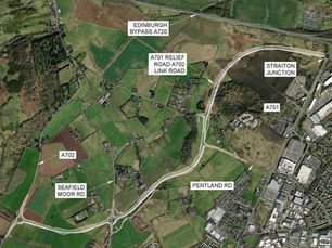 Plans lodged for £55m Midlothian relief road