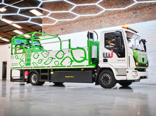 WJ Group unveils world’s first fully electric thermoplastic road marking truck