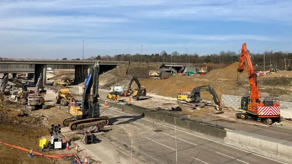 The M25 will be closed again from 21 March to 24 March
