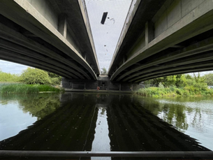 Remedial works underway at the A34 Thames Wytham Crossing