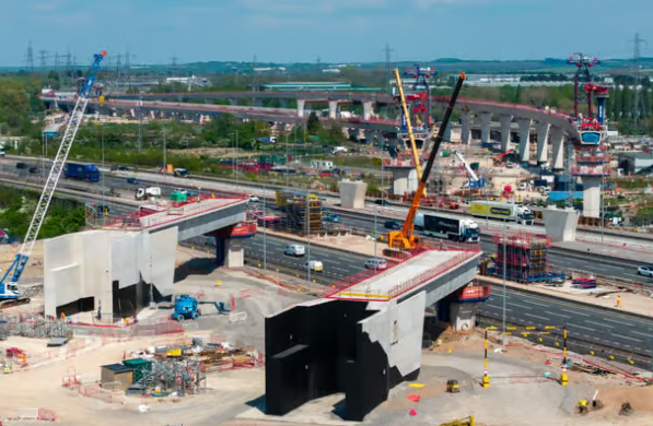 HS2 Prepares Major Motorway Bridge Installations Across West Midlands