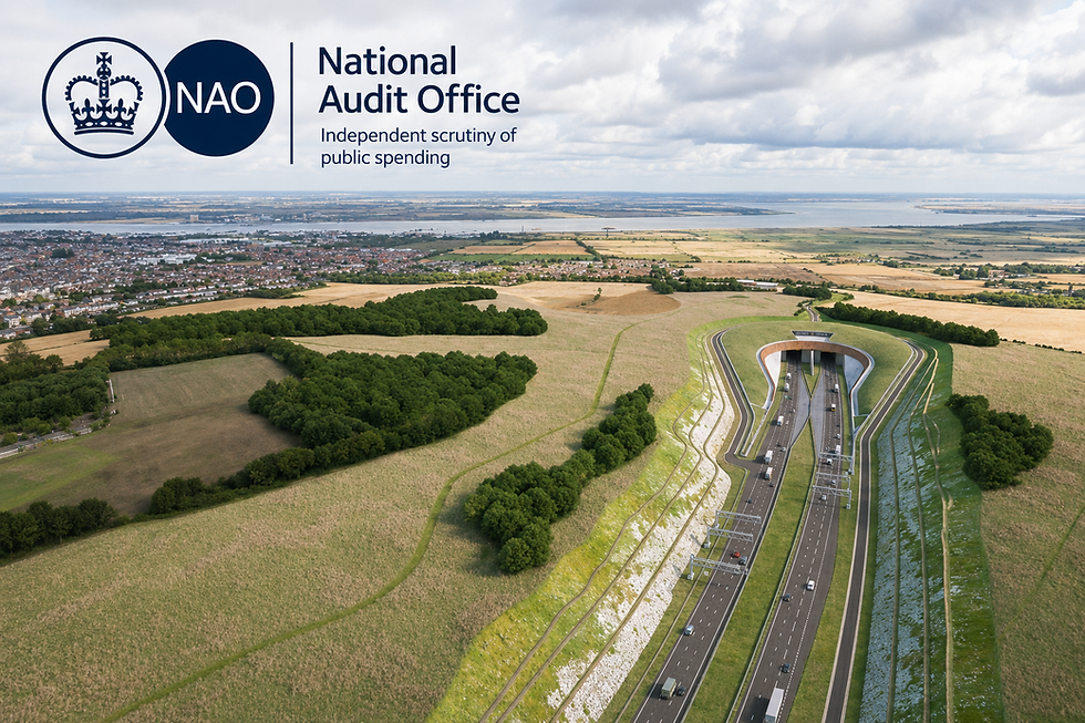 NAO to Scrutinise Lower Thames Crossing as Questions Grow Over £11bn Project