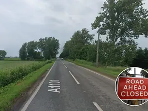 Excavation of A road sees 50 mile diversion put in place