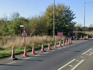Eighty traffic cones stolen from stretch of A47