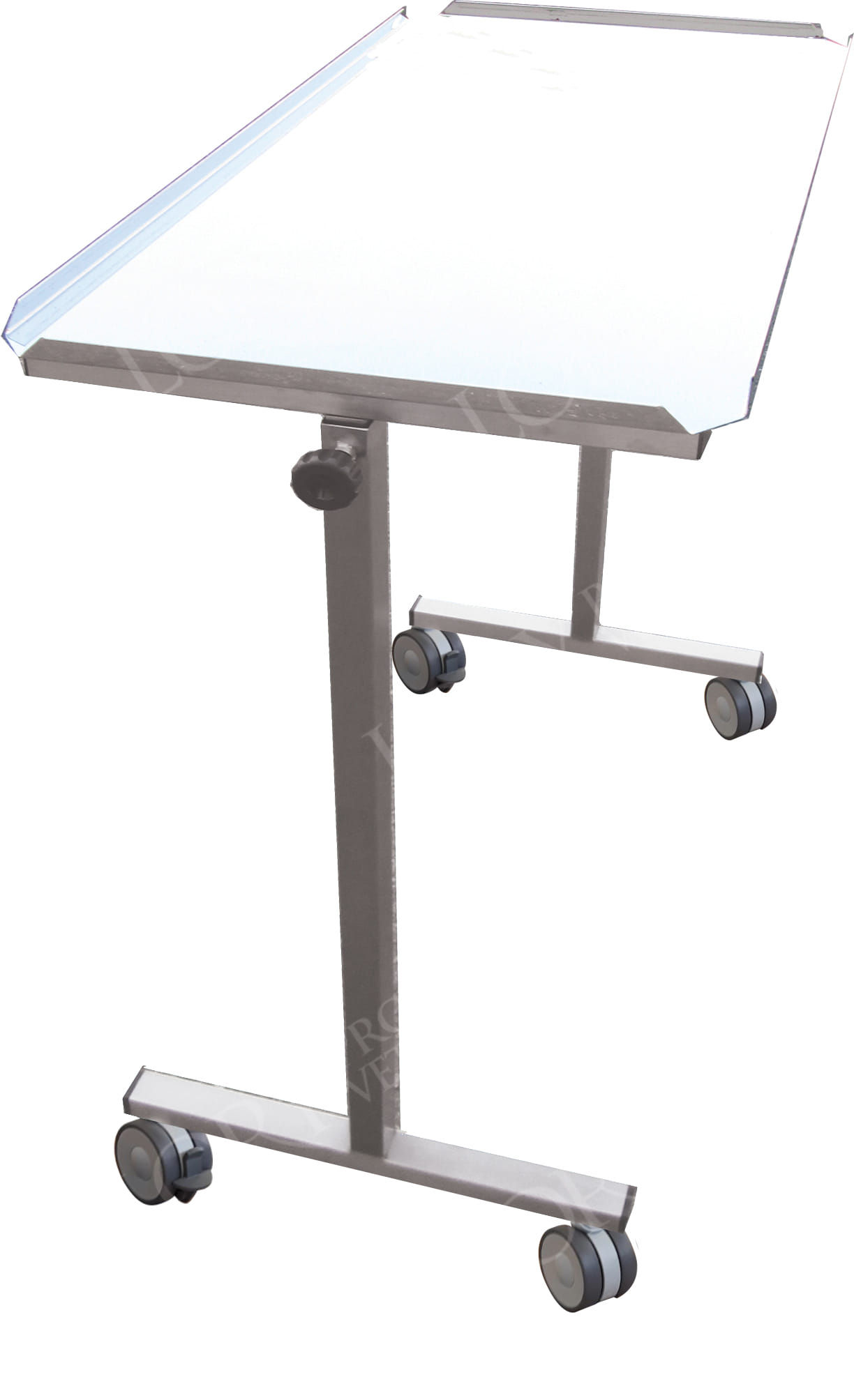 Table pont acier sur roulettes