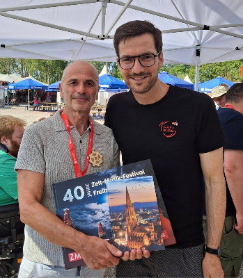 Patrick Hell, Gemeinderat der Stadt Mulhouse, und Martin Horn